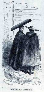 Mexican Monks, from The Ancient Cities of the New World, by Claude-Joseph-Desire Charnay, pub. 1887